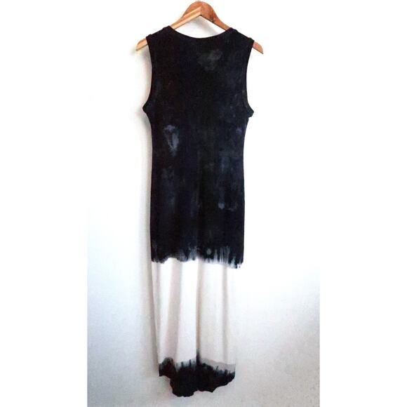 RAQUEL ALLEGRA Jersey Rib Column Tie-Dye Maxi Midi Tank Dress SSENSE 0 XS $325 - Picture 8 of 11